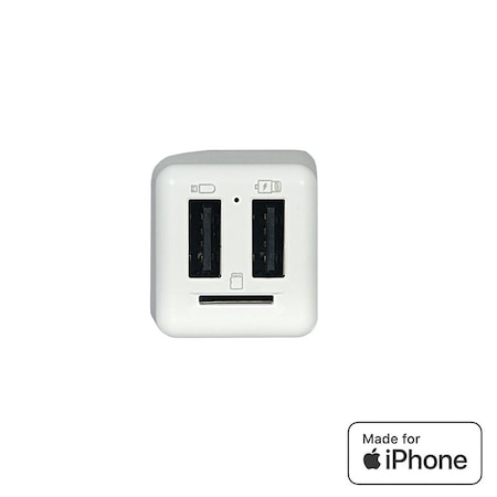 Spt ILB-8319 iLink Apple Certified Auto Backup Flash Drive, White SPTILB-8319